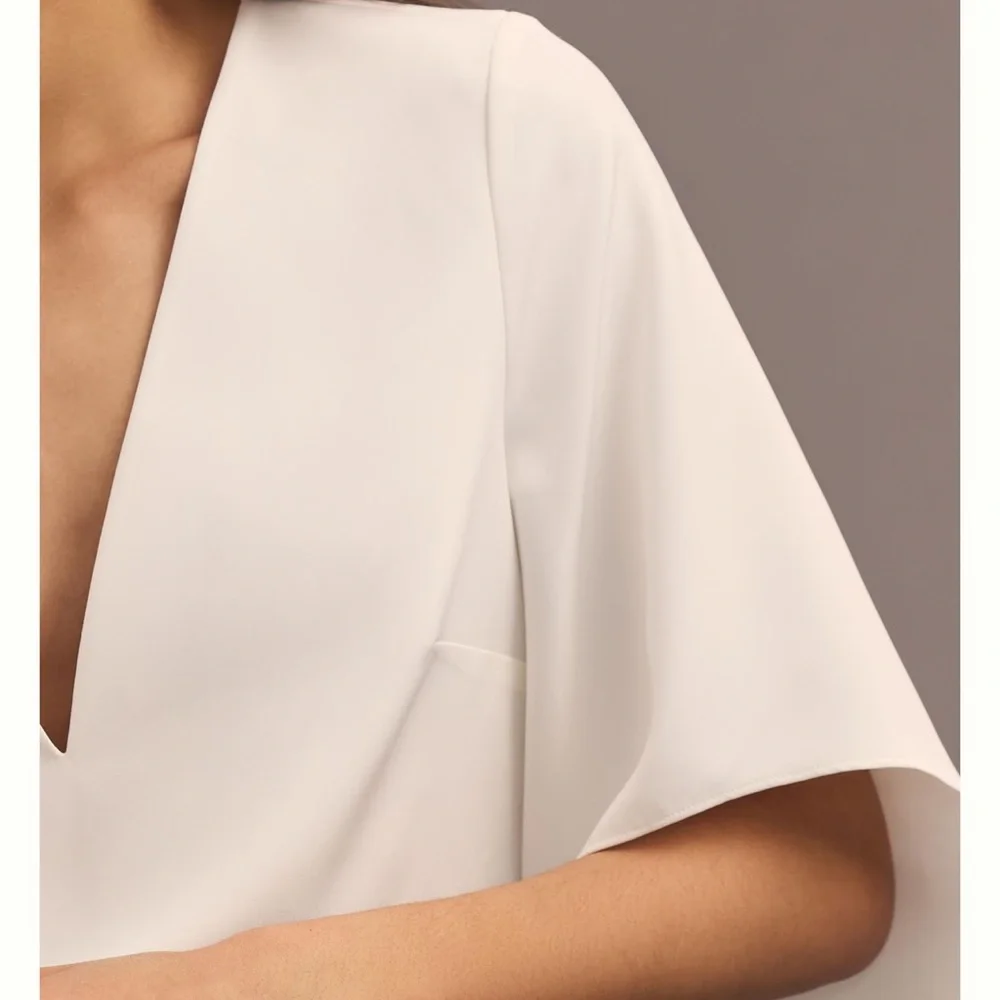 Anthropologie Mare Mare v neck cape blouse - Picture 4 of 8